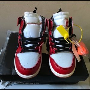 Toddler Jordan 1s Off White Custom